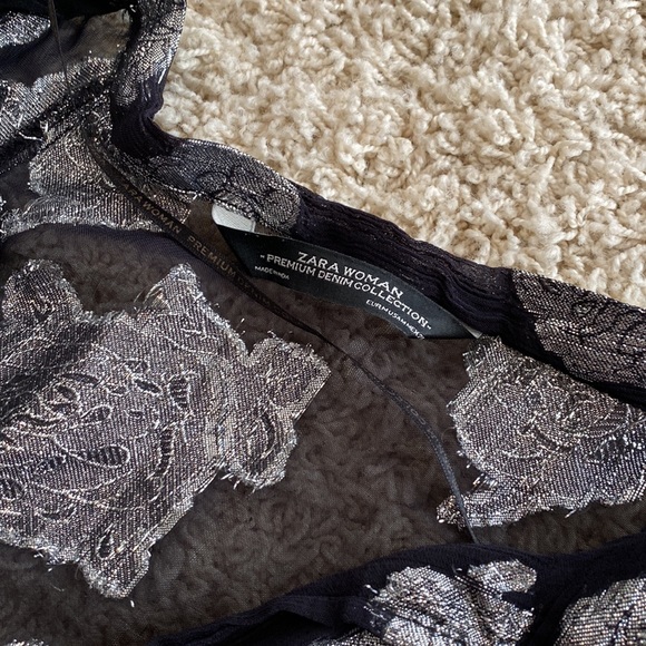 Zara sheer dress M - Picture 2 of 4